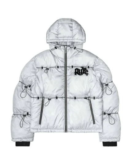 Racer White Camo Puffer Jacket 2.0