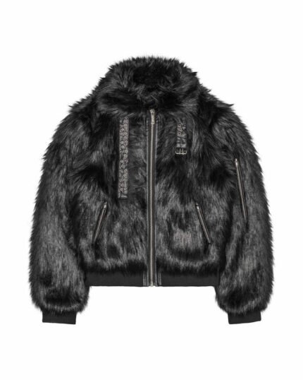 Racer Worldwide Black Fur Bomber