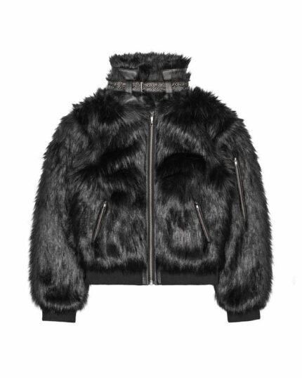 Racer Worldwide Black Fur Bomber