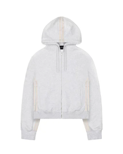 Racer Worldwide Grey Zip Track Hoodie