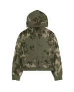 Racer Worldwide Camo Knit Zip Hoodie
