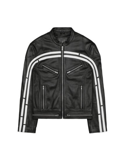 Racer Worldwide Track Leather Jacket