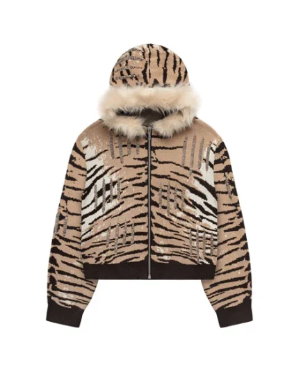 Racer Worldwide Tiger Knit Hoodie